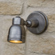 Wall Light Antique Silver Rotatable Head GU10 40W IP54 Wall Light Antique Silver Rotatable Head GU10 40W IP54